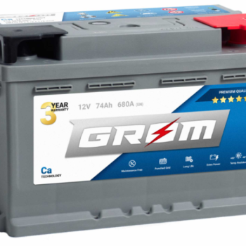 Ogłoszenie - Akumulator Grom Premium 74Ah 680A EN Grom Premium Dtr niski - 450,00 zł