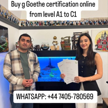 Ogłoszenie - Buy 100% Registered Goethe Zertifikat C1 in Germany - 3 000,00 zł