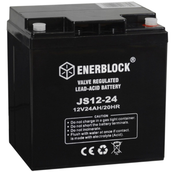 Ogłoszenie - Akumulator ENERBLOCK AGM JS12-24 12V 24Ah - Żory - 230,00 zł