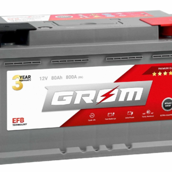 Ogłoszenie - Akumulator 80Ah 800A EFB Grom - 600,00 zł
