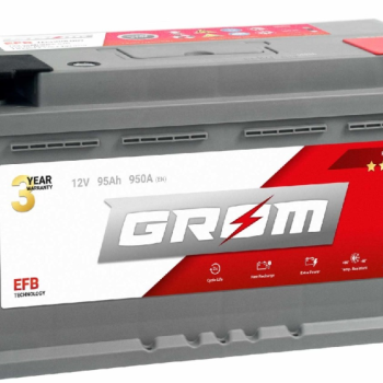 Ogłoszenie - Akumulator 95Ah 950A EFB Grom - 650,00 zł