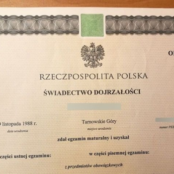Ogłoszenie - Legalna matura, Oferuję Średnie z wpisem, Matura z wpisem - Katowice - 1 900,00 zł