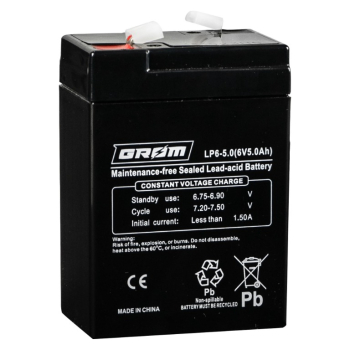 Ogłoszenie - Akumulator 5.0Ah 6V GROM LP6-5.0 - 35,00 zł
