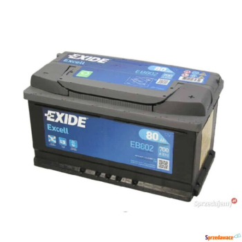 Ogłoszenie - Akumulator 80Ah 700A Exide Excell - Darmowy dowóz i wymiana - Szczecin - 419,00 zł