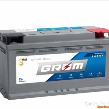 Ogłoszenie - Akumulator 95Ah 850A Grom Premium P+ - Darmowy dowóz i wymiana - 550,00 zł