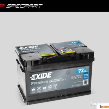 Ogłoszenie - Akumulator 72Ah 720A Exide Excell Premium  - Darmowy dowóz i wymiana - Szczecin - 379,00 zł