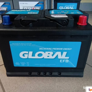 Ogłoszenie - Akumulator 70Ah 680A Global EFB  - darmowy dowóz i wymiana - Szczecin - 540,00 zł