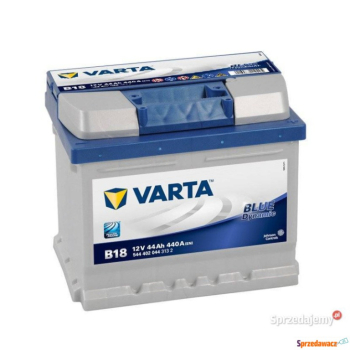 Ogłoszenie - Akumulator 44Ah/440A  Varta Blue Dynamic B18  - Darmowy dowóz i wymiana - Zachodniopomorskie - 259,00 zł