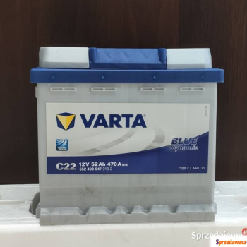 Ogłoszenie - Akumulator 52Ah 470A VARTA blue dynamic C22 - darmowy dowóz i wymiana - Szczecin - 269,00 zł