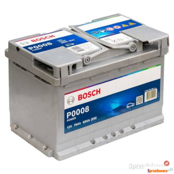 Ogłoszenie - Akumulator 74Ah 680A Bosch P0008 (EN) - darmowy dowóz i wymiana - Szczecin - 420,00 zł