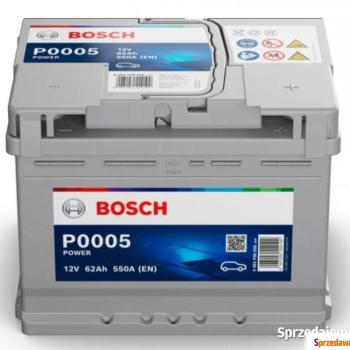 Ogłoszenie - Akumulator 62Ah 550A Bosch P0005 (EN) - darmowy dowóz i wymiana - 330,00 zł