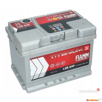 Ogłoszenie - Akumulator 60Ah 600A Fiamm Titanium Pro 12V  P+  - darmowy dowóz i wymiana - 390,00 zł