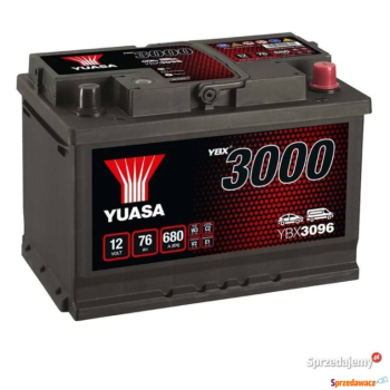 Ogłoszenie - Akumulator 76Ah 680A Yuasa Standard 12V  P+ - darmowy dowóz i wymiana - Szczecin - 430,00 zł