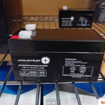Ogłoszenie - Akumulator żelowy (12V, 1.2Ah) Powerbat CB1.2-12 - Darmowy dowóz i wymiana - 40,00 zł