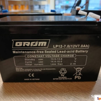 Ogłoszenie - Akumulator (12V 7.0Ah) żelowy Grom LP12-7.0 - Darmowy dowóz i wymiana - 59,00 zł