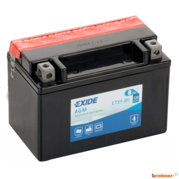 Ogłoszenie - Akumulator motocyklowy Exide Etx9-Bs Ytx9-Bs 12V 8Ah 120A en L+ - Zachodniopomorskie - 129,00 zł