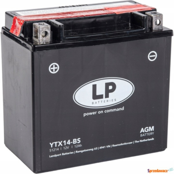 Ogłoszenie - Akumulator motocyklowy Landport YTX14-BS 12V 12A - Szczecin - 155,00 zł