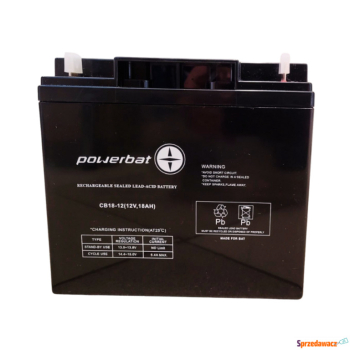 Ogłoszenie - Akumulator żelowy 12V 18Ah Powerbat  - Darmowy dowóz i wymiana - 139,00 zł