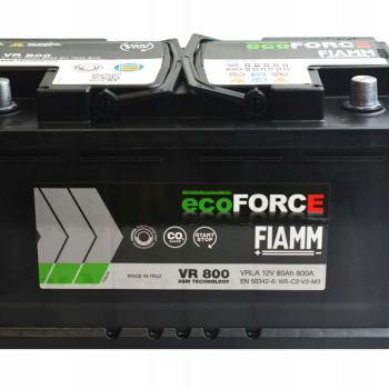 Ogłoszenie - Akumulator 80AH 800A Fiamm Ecoforce AGM - 910,00 zł