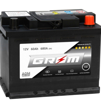 Ogłoszenie - Akumulator GROM AGM START&STOP 60Ah 680A Prawy Plus - Rumia - 550,00 zł