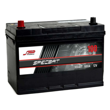 Ogłoszenie - Akumulator 100Ah 680A EN SPECBAT Japan LEWY PLUS SPECPART TCZEW - Pomorskie - 369,00 zł