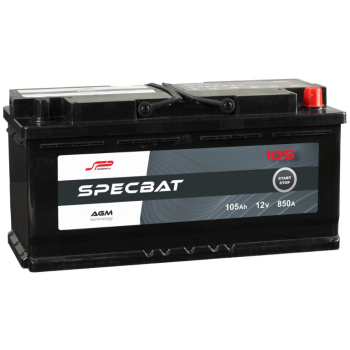 Ogłoszenie - Akumulator 105Ah 850A SPECBAT AGM START&STOP Prawy Plus - Pomorskie - 749,00 zł
