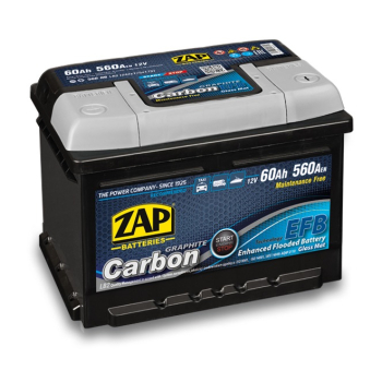 Ogłoszenie - Akumulator 60Ah 560A ZAP CARBON EFB START&STOP SPECPART TCZEW - Pomorskie - 379,00 zł