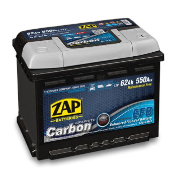 Ogłoszenie - Akumulator 62Ah 550A  ZAP CARBON EFB START&STOP SPECPART TCZEW - Pomorskie - 379,00 zł
