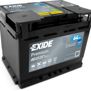Ogłoszenie - Akumulator 64Ah 640A Exide Premium EA640 EN PRAWY PLUS SPECPART TCZEW - 338,00 zł
