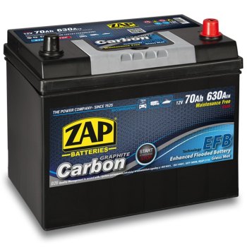 Ogłoszenie - Akumulator 70Ah 630A ZAP CARBON EFB START&STOP Japan P+ SPECPART TCZEW - Pomorskie - 429,00 zł