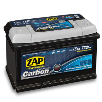 Ogłoszenie - Akumulator 75Ah 720A ZAP CARBON EFB START&STOP SPECPART TCZEW - Tczew - 460,00 zł