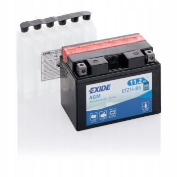 Ogłoszenie - Akumulator motocyklowy 12V 11,2Ah 205A EN L+ EXIDE ETZ14-BS YTZ14-BS - Pomorskie - 210,00 zł