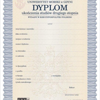 Ogłoszenie - Dyplom ukończenia studiów kolekcjonerski Dyplom ukończenia studiów licencjackich - Olsztyn - 950,00 zł