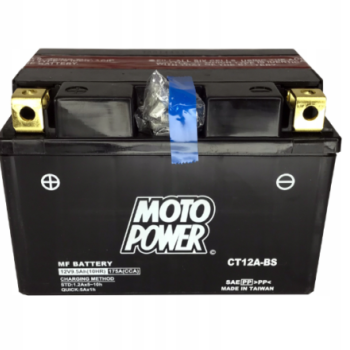 Ogłoszenie - Akumulator CT12A-BS YT12A-BS 12V 10Ah 175A Motopower - Gdańsk - 150,00 zł
