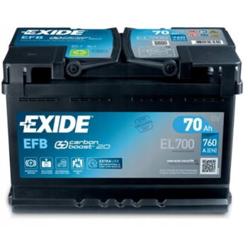 Ogłoszenie - Akumulator 70Ah 760A Exide EFB start&stop - Luboń - 520,00 zł