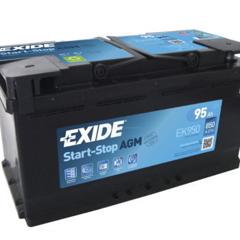 Ogłoszenie - Akumulator 95Ah 850A Exide Agm Start&Stop - Luboń - 830,00 zł