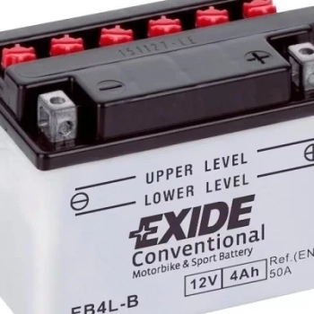 Ogłoszenie - Akumulator 12V 4Ah 50A P+ Exide EB4L-B - Częstochowa - 65,00 zł