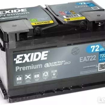 Ogłoszenie - Akumulator 72Ah 720A Exide Premium EA772 DARMOWA DOSTAWA - Radom - 379,00 zł