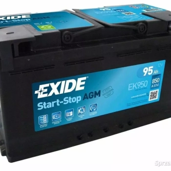 Ogłoszenie - Akumulator 95Ah 850A EXIDE AGM START&STOP DARMOWY DOWÓZ !!! - Radom - 830,00 zł