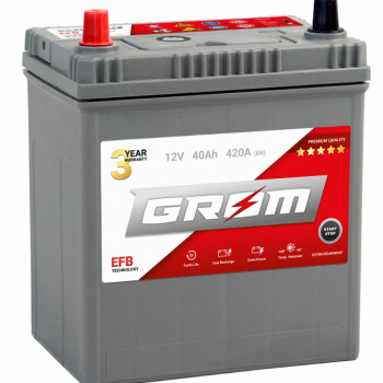 Ogłoszenie - Akumulator 40Ah 420A en Grom EFB Start Stop - Luboń - 330,00 zł