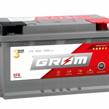 Ogłoszenie - Akumulator 80Ah 800A en Grom Efb Start&Stop - Wielkopolskie - 600,00 zł