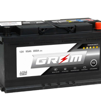 Ogłoszenie - Akumulator 95Ah 850A en Grom Agm - Luboń - 860,00 zł
