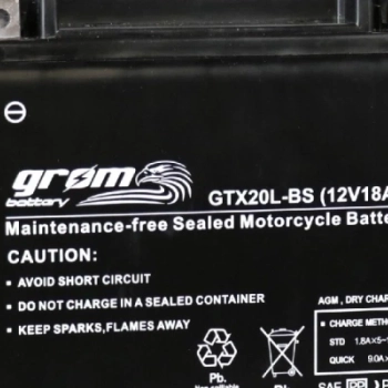 Ogłoszenie - Akumulator 18Ah 270A Grom GTX20L-BS - Częstochowa - 240,00 zł