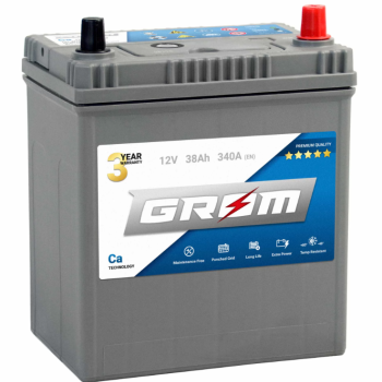 Ogłoszenie - Akumulator 38Ah 340A en GROM Japan L/P+ - Luboń - 290,00 zł