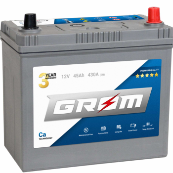 Ogłoszenie - Akumulator 45Ah 430A Grom Premium Japan L/P+ - 320,00 zł
