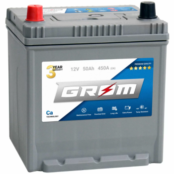 Ogłoszenie - Akumulator 50Ah 450A en Grom Japan L+/P+ - 350,00 zł