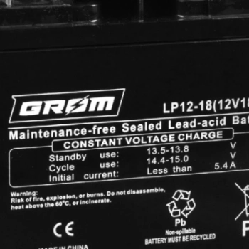 Ogłoszenie - Akumulator żelowy 12V 18Ah GROM LP12-18 - 139,00 zł
