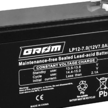 Ogłoszenie - Akumulator żelowy 12V 7Ah GROM LP12-7.0 - Częstochowa - 59,00 zł