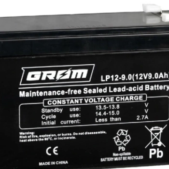 Ogłoszenie - Akumulator 12V 9Ah GROM LP12-9.0 - Częstochowa - 79,00 zł