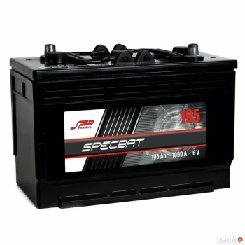 Ogłoszenie - Akumulator 195Ah 1000A Specbat Agro 6V EN prawy plus - Radom - 295,00 zł